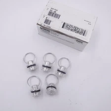 5 Pack Parker H3-65 Protective Dust Cap Plugs 3/8" for Quick Couplings