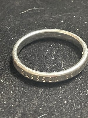 Blessed Be Ring Band 925 Sterling Silver Ring