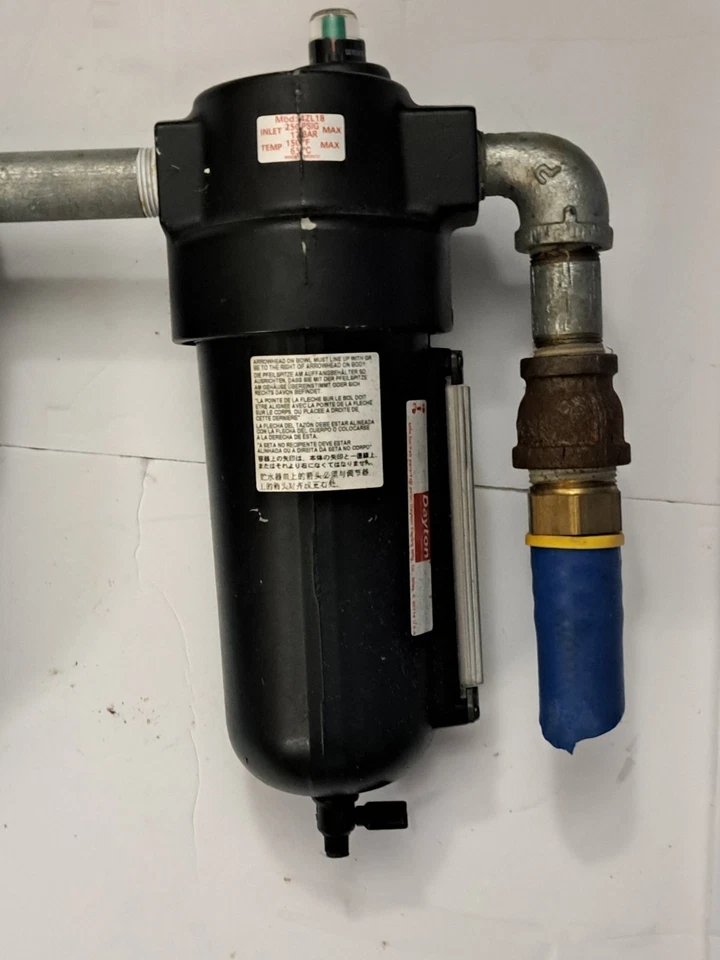 Filtro secador Dayton AZL18 y AZL09 para aire comprimido. Foto 4 de 4
