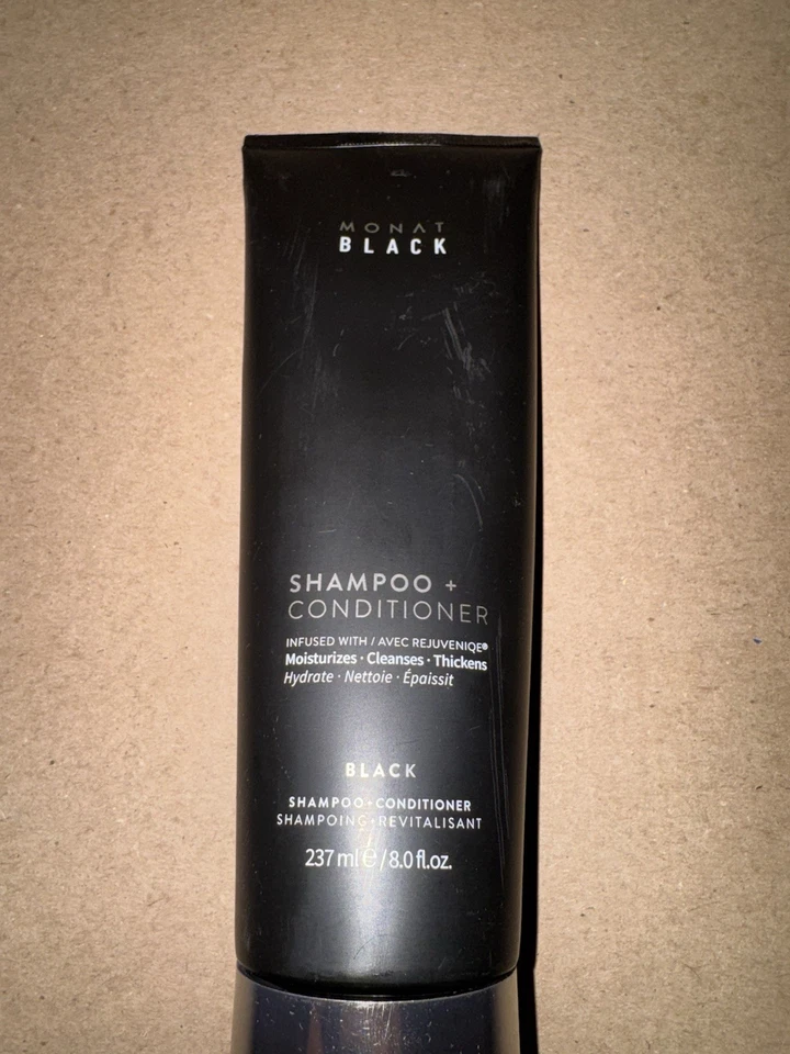 Champú + acondicionador negro MONAT - 8 fl oz - infundido con rejuveniqe - NUEVO Foto 3 de 4