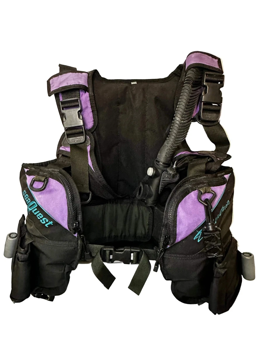 Gilet De Plongée SeaQuest Diva QD Taille M Avec Régulateur EX+ Et Antibruit