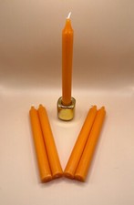 Lote (5) Mini Vela para Rituales NARANJA / Bundle (5) Mini Ritual Candle ORANGE