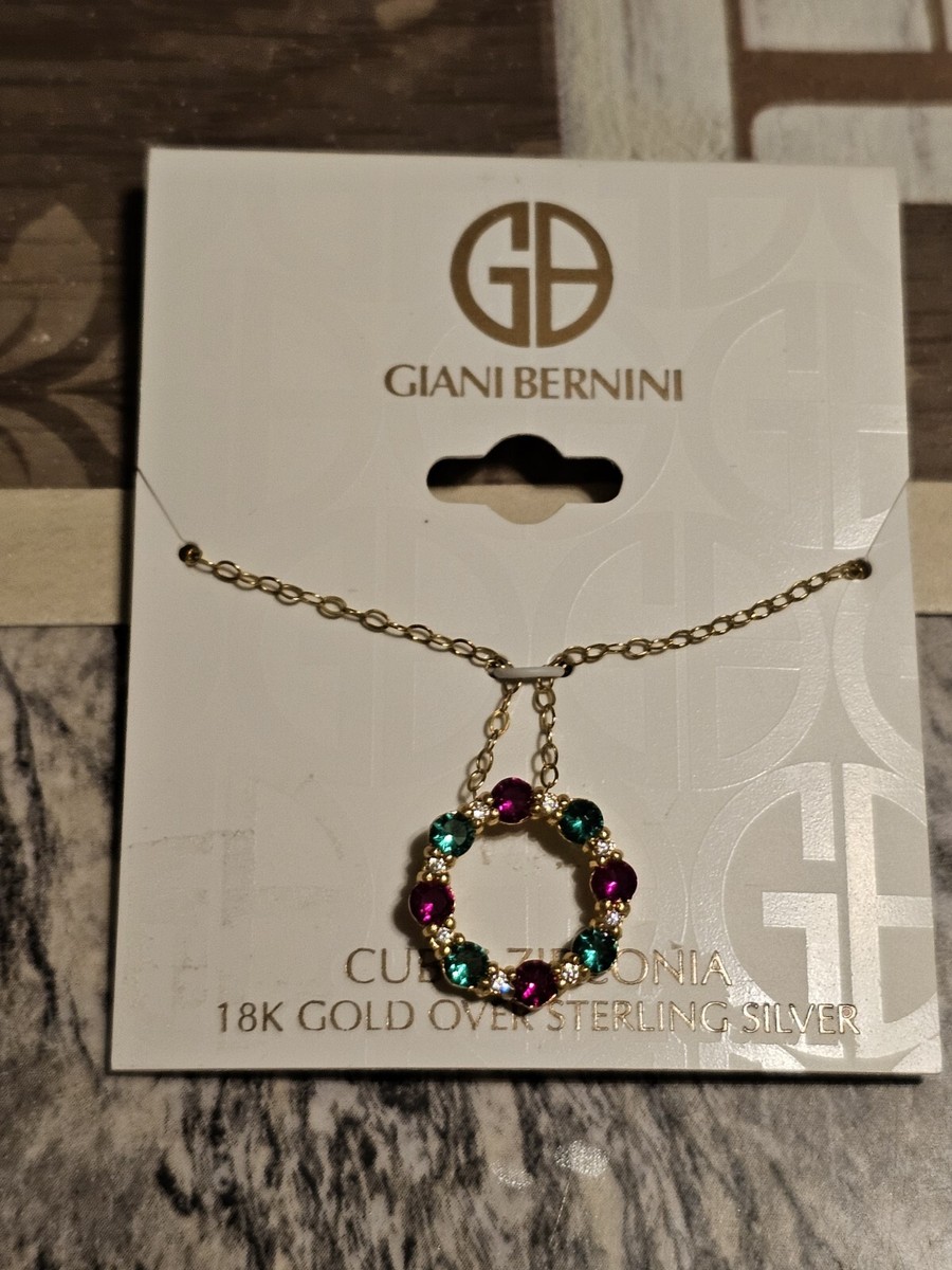 Pendant Giani Bernini 18k Gold Over Sterling Silver Beautiful