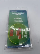 MONARCH PRICE MARKING LABELS 1-Line Fluorescent Red 3 ROLLs Garvey Model 22-8