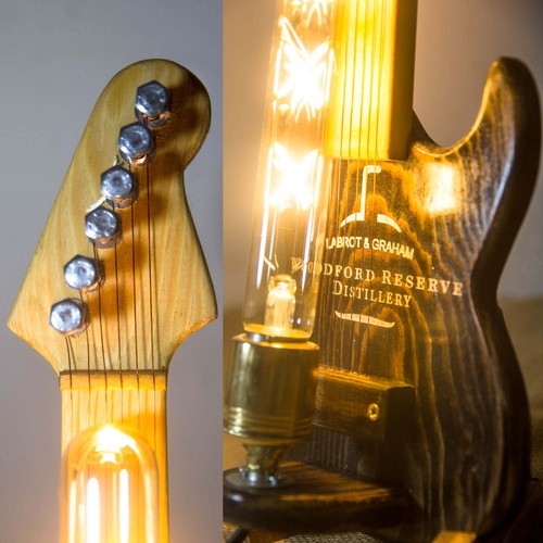 Woodford Reserve Guitar Lamp,Woodford Reserve Sign,Woodford Reserve Gift - Picture 4 of 7