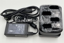 OEM NEW 4-Slot Battery Charging Cradle W/ Adapter Power For Zebra MC3200 MC3300