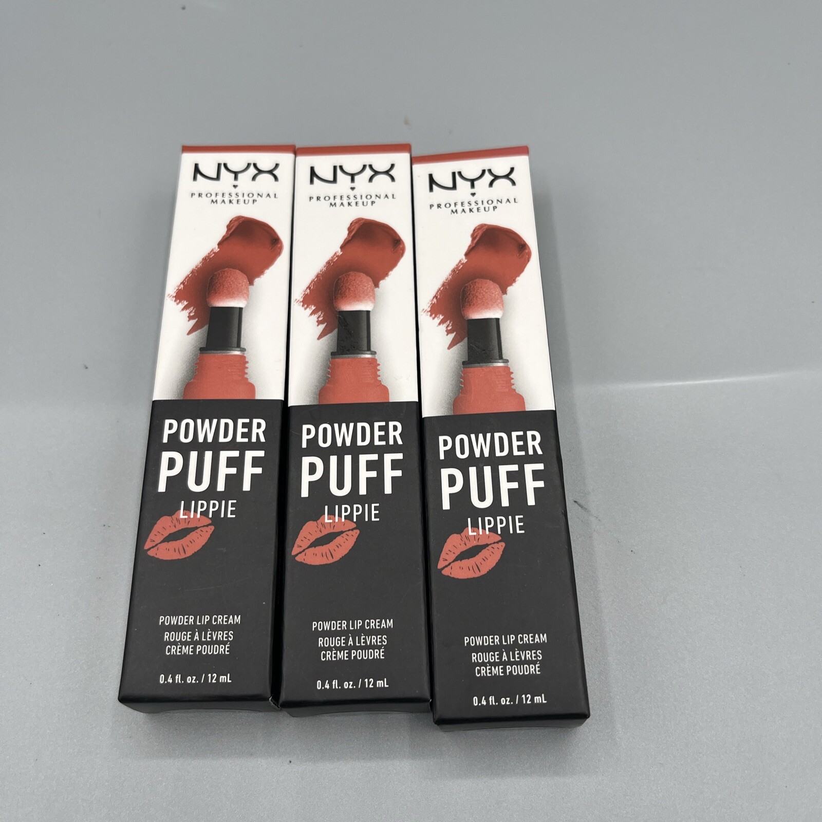 NYX PROFESSIONAL Powder Puff Lippie Lip Cream Liquid Lipstick TEACHER'S # 13/3PK