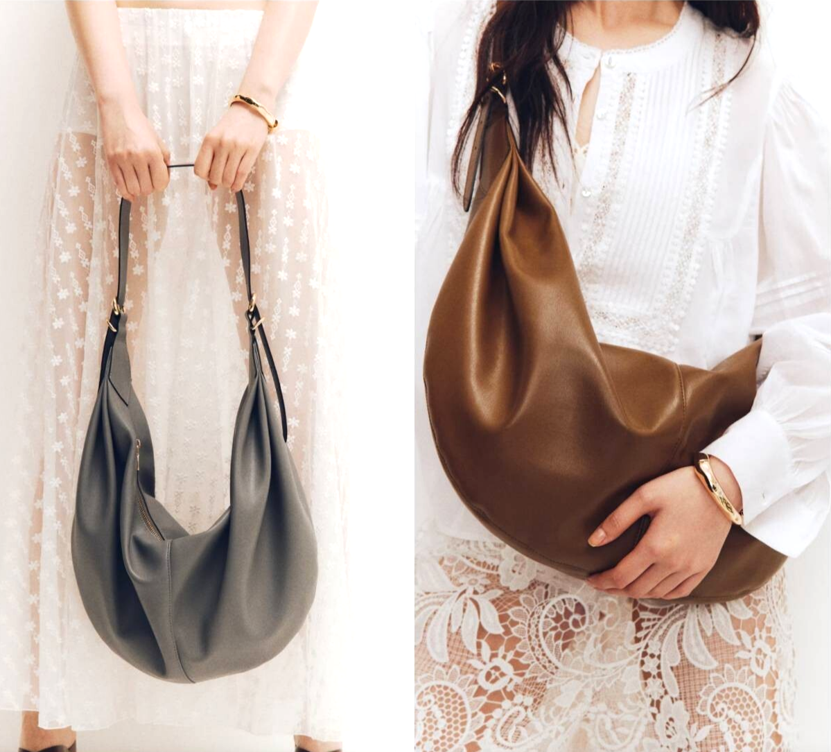 ●depound● Bay Netbag Shoulder Large Brown DP2534BG023MBRXX Lucca shoulder bag Jodie Dark brown – Adax Shop