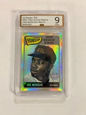 2001 Topps Archives Reserve Joe Morgan #57 DCI 9 MINT HOF