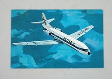 Vintage Postcard 1963 United Airlines Caravelle Aircraft