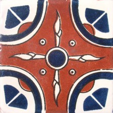 C047 Mexican Tile sample 4x4 inch, we combine shipping GET WHAT YOU NEED