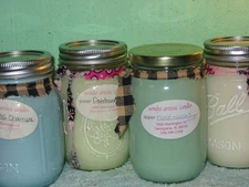 16 oz Ball  Jar Scented Candles T-W