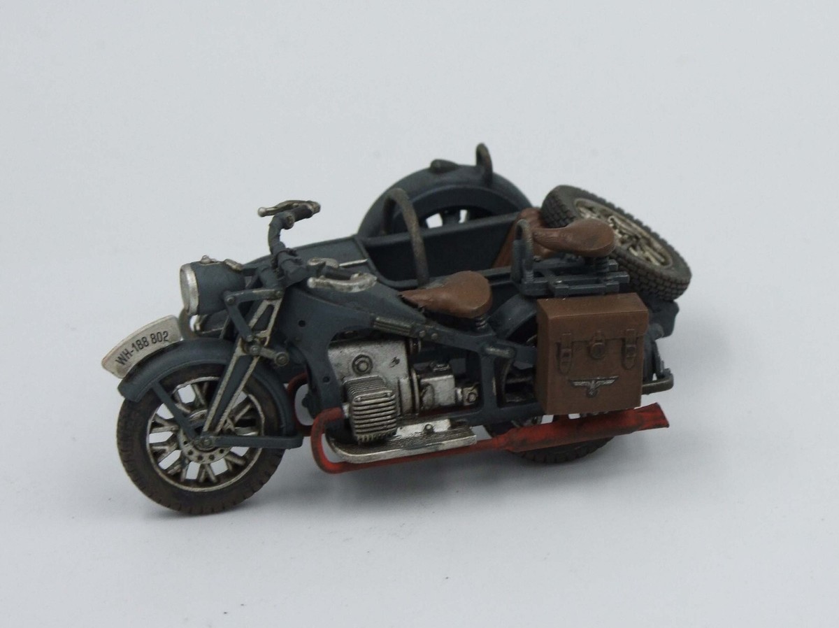※ポトフ※ 1/30 WW2 German Zundapp K800 motorcycle with steib sidecar grey
