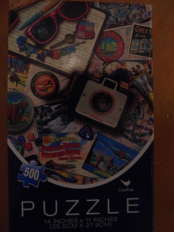 500 piece jigsaw puzzle - VintageTravelPostcard - unused