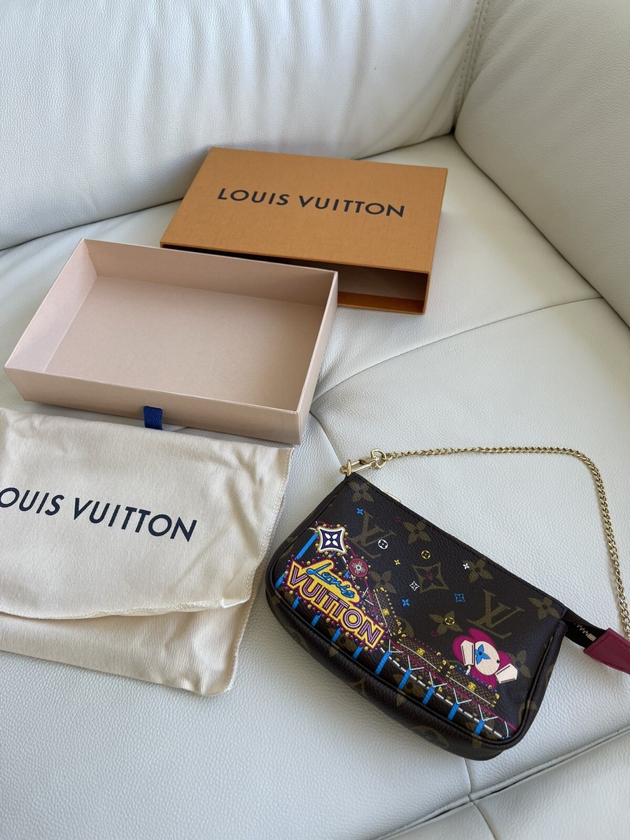 Louis Vuitton Mini Pochette Accessoire Pouch Monogram Louis Vuitton Mini Pochette Accessoire Pouch Monogram
