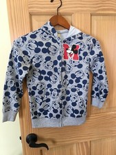 NWT DISNEY Mickey Mouse Sweatshirt Hoodie Jacket S,M kids