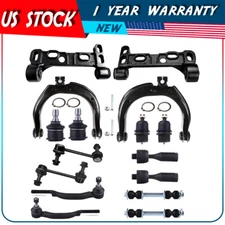 For 2008-09 Chevrolet Trailblazer 16Pcs Front Control Arm Ball Joint Tie Rod End