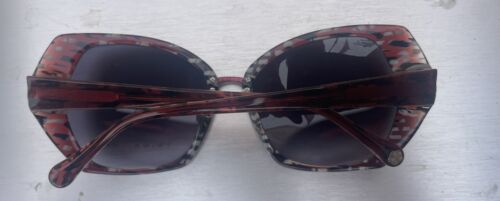Gafas de sol de diseñador Trina Turk MCM estilo moderno moda tortuga grandes redondas - Imagen 3 de 5