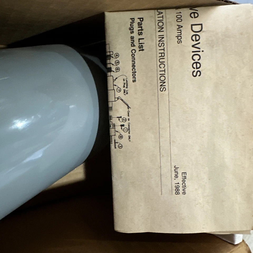 ⚡️Cooper Arrow Hart AH360C7W Connector 60A 480V 2P 3 Wire Pin & Sleeve Plug⚡️ - Image 3 of 4