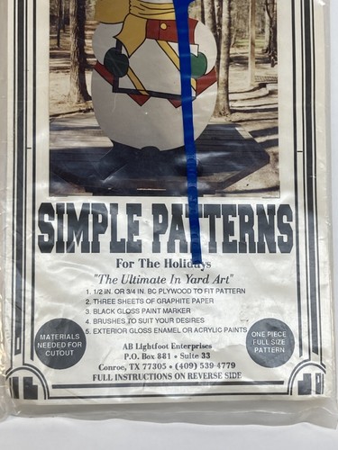 Simple Patterns For The Holidays Christmas Yard Art Snowman Pattern New holiday - Picture 4 of 5