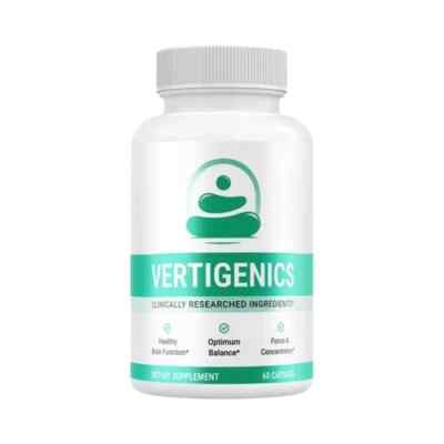 Vertigenics Capsules - Supports Balance System & Dizziness - 60 Capsules