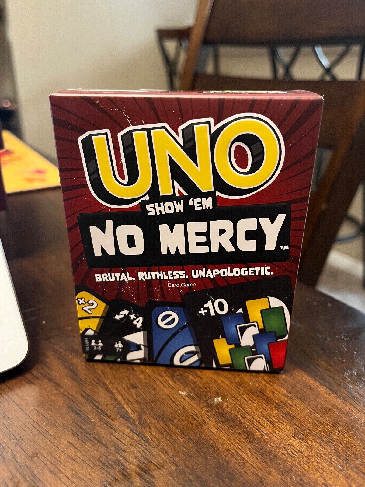 UNO Show 'em No Mercy Card Game for Kids, Adults & Family Night, Parties  and Travel 