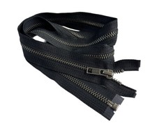 YKK 5 4" - 36" Antique Nickel Jacket Zipper Separating - Select Length, Color