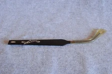 no name vintage eyeglass aluminum temple black 5-1/2