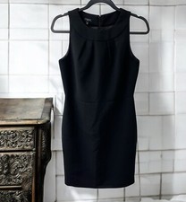 Talbots Womens sleeveless Dress Black SIZE 8P professional cocktail career EUC