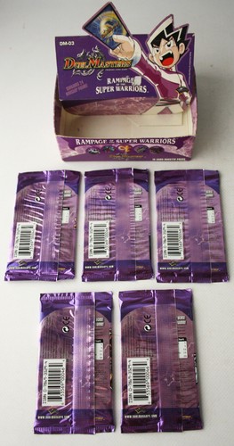 5X DUEL MASTERS RAMPAGE SUPER WARRIORS DM 03 KARTENSPIEL VERSIEGELTE BOOSTERPACKS + BOX - Bild 2 von 13