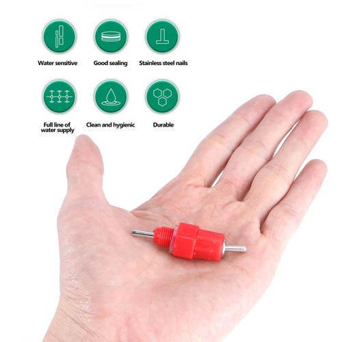 25 Pcs Automatischer Wasserspender Für Hühner Nippelhuhn Küken Füttern - Bild 3 von 18