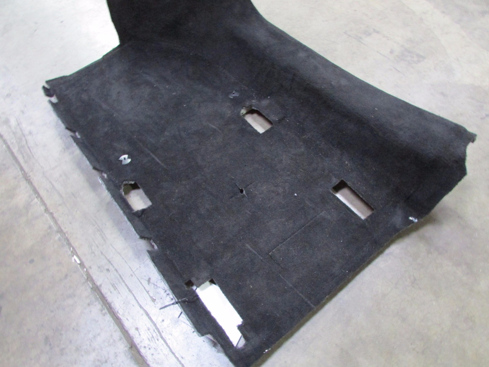 Ferrari 458 Italia, RH, Right Front Floor Carpet, Black, Used, P/N 83007890