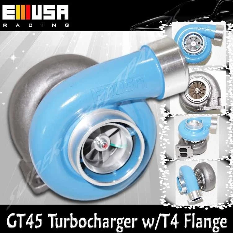 Hágalo usted mismo Kit Turbo Universal AZUL EMUSA GT45 FMIC Alto Rendimiento ETAPA III Foto 2 de 4