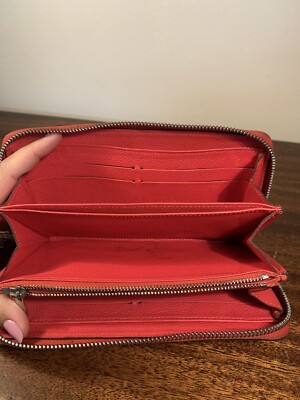 Louis Vuitton LV Zippy Wallet Zippy Wallet Red Monogram