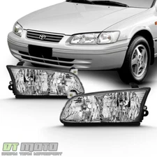 For 2000-2001 Toyota Camry Headlights Headlamps Replacement Factory Left+Right