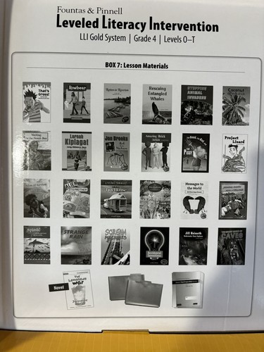 Fountas & Pinnell LLI Gold Grade 4 Lessons 161-192 24 Books + Test Booklet - Picture 12 of 13