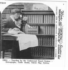 Traveling By the Underwood Travel System, 1978 Reproduction Stereoview