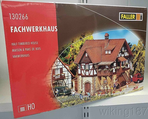 FALLER NEW #130266 HO 1/87 Scale Unassembled KIT Half Timbered House