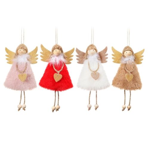 Plush Toy Keyring with Soft Plush Toy Angel Figure Party Ornament - Afbeelding 1 van 11