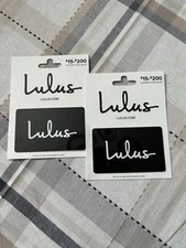 $50 Gift Cards (2 @ $25 Each) Lulu’s clothing at www.lulus.com