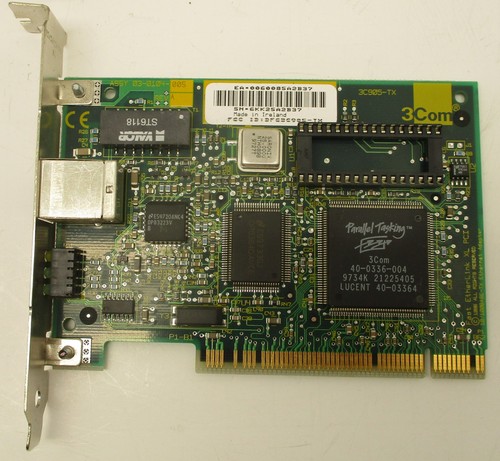 Vintage 1999 FOUR 3COM 3C905C-TX PCI Network Adapters - Picture 6 of 7