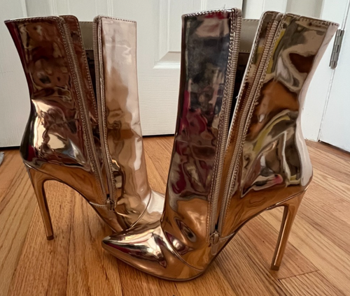 Stivaletti Steve Madden Wagner oro rosa - taglia 8 - Foto 6 di 18