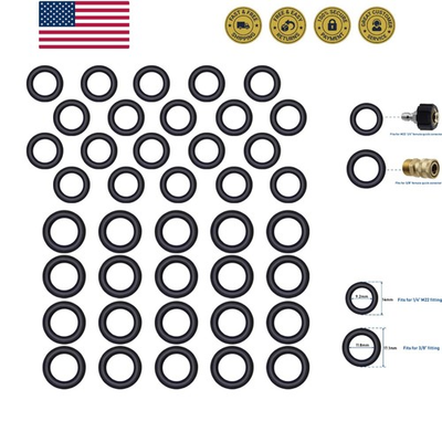 #ad #ad Pressure Washer O Rings for 1 4quot; 3 8quot; Quick Connect Coupler 40 Pack $12.99