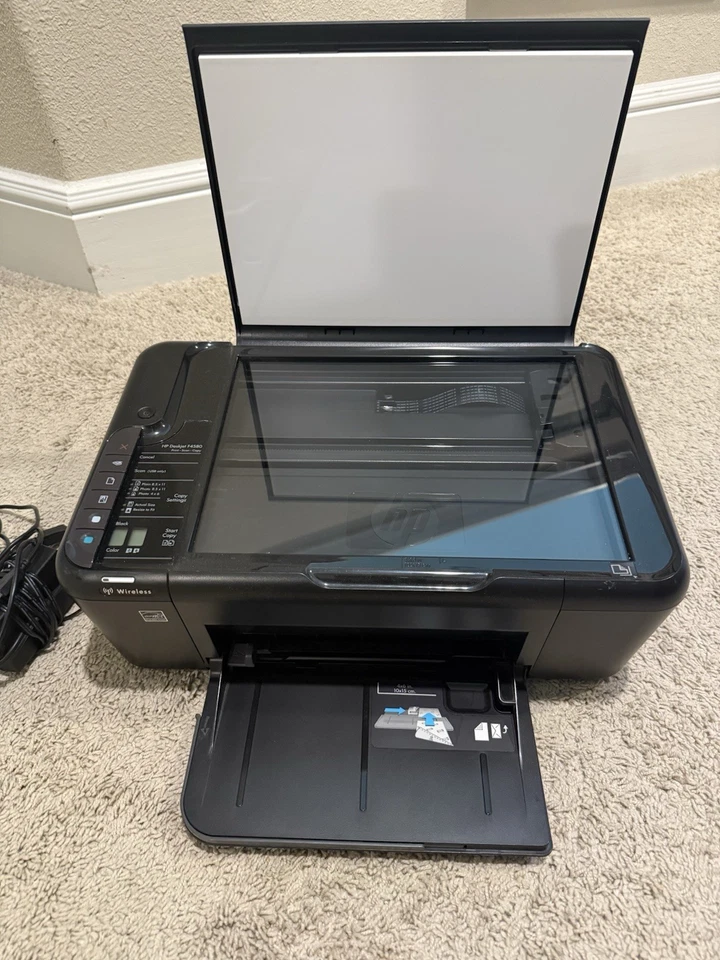 HP DeskJet F4580 Computer Drucker Scanner Kopierer All-in-One WLAN fähig - Bild 2 von 4