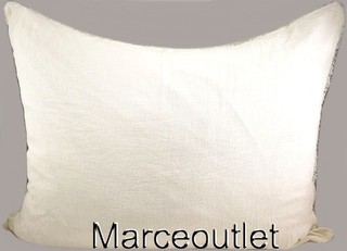 Pom Pom At Home Hunter Big Pillow With Feather Insert 28" X 36" White