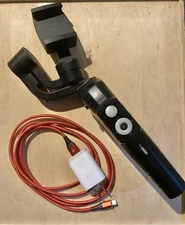 MOZA Mini-S Stabilizer Gimbal (For iphone) +Charger and Adaptor. Excellent Cond