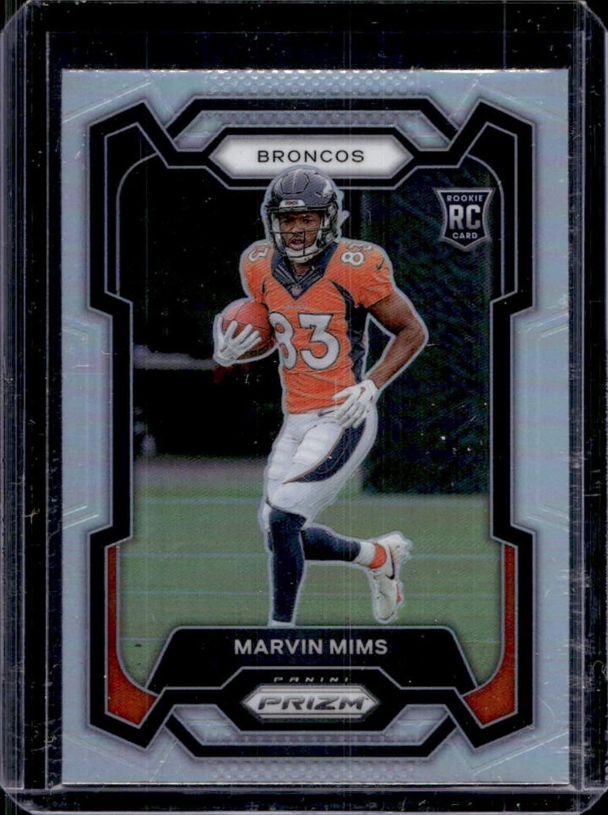 2023 Prizm Marvin Mims RC Silver Rookie #327 Broncos