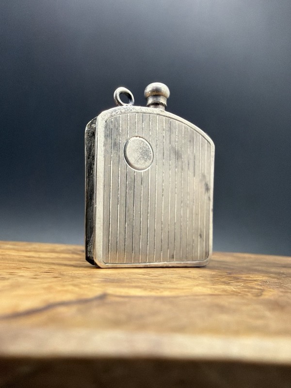 Vintage Emil Brenk .935 Sterling Silver Striker / Permanent Match Pocket Lighter