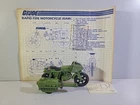 Vintage 1982 GI JOE Rapid Fire Motorcycle RAM Cycle Hasbro With Blueprints