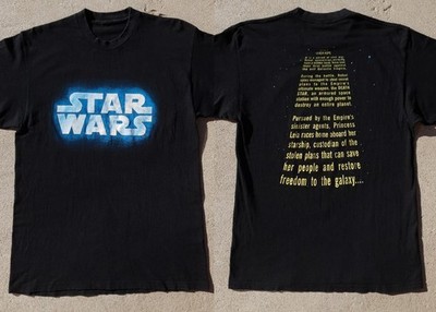 Star Wars Episode IV A New Hope Tee Shirt 1996 1990s DTG Reprint Size S-5XL